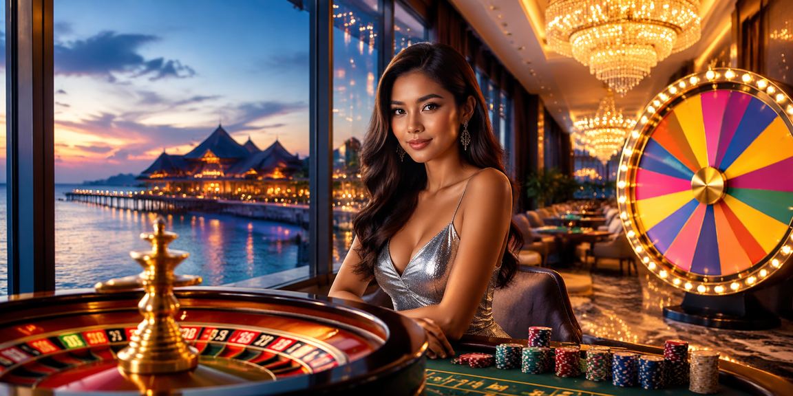 Suasana permainan meja kasino di Malaysia yang meriah dan kompetitif